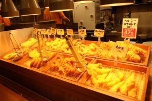 Sampled authentic tempura, fried chicken and a bowl of the best beef gyudon ever.